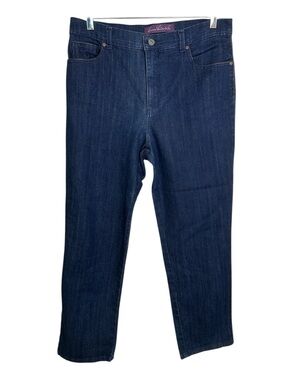 NWOT Gloria Vanderbilt Size 14P Dark Wash Amanda Jeans